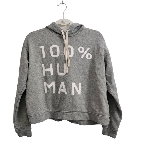 Everlane Sweaters - Everlane Sweater Womens Small Gray 100% Human Hoodie Pullover Sweatshirt Cotton